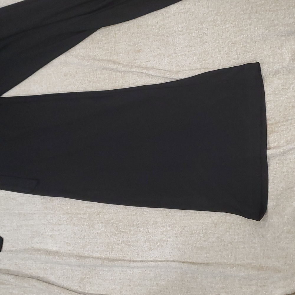 Bisou Bisou black wide leg jumpsuit rompers size 8 - Picture 4 of 13